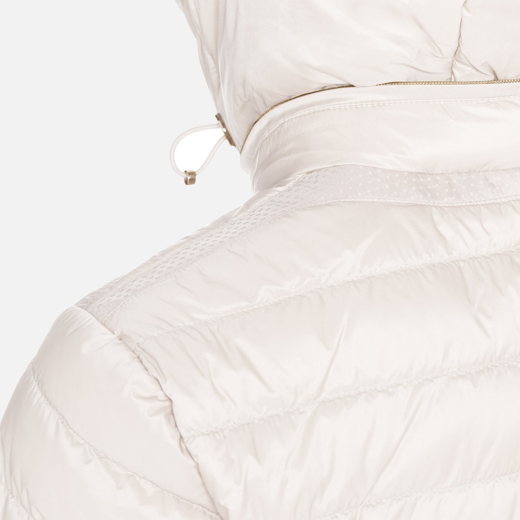 Short down jacket JAYSEN WOMAN Moonbeam - image number 3 | GEOX