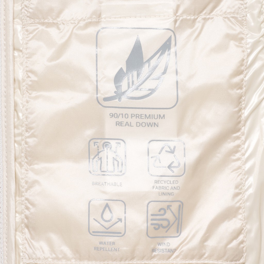 Short down jacket JAYSEN WOMAN Moonbeam - image number 4 | GEOX