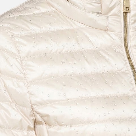 Short down jacket JAYSEN WOMAN Moonbeam - image number 10 | GEOX