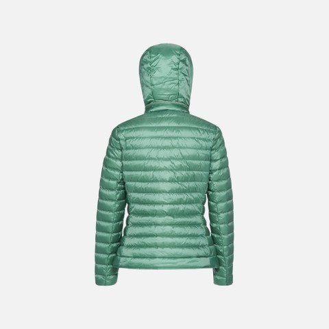Short down jacket JAYSEN WOMAN Bottle green - image number 5 | GEOX