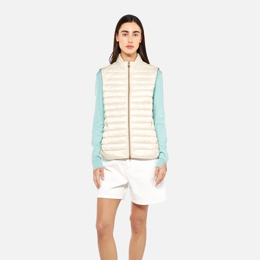 Sleeveless JAYSEN WOMAN Moonbeam - image number 1 | GEOX