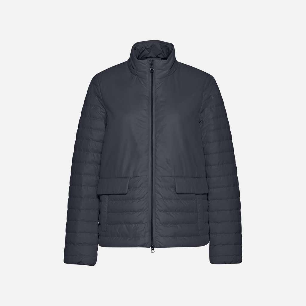 Short down jacket MYLUSE WOMAN Sky captain - image number 4 | GEOX