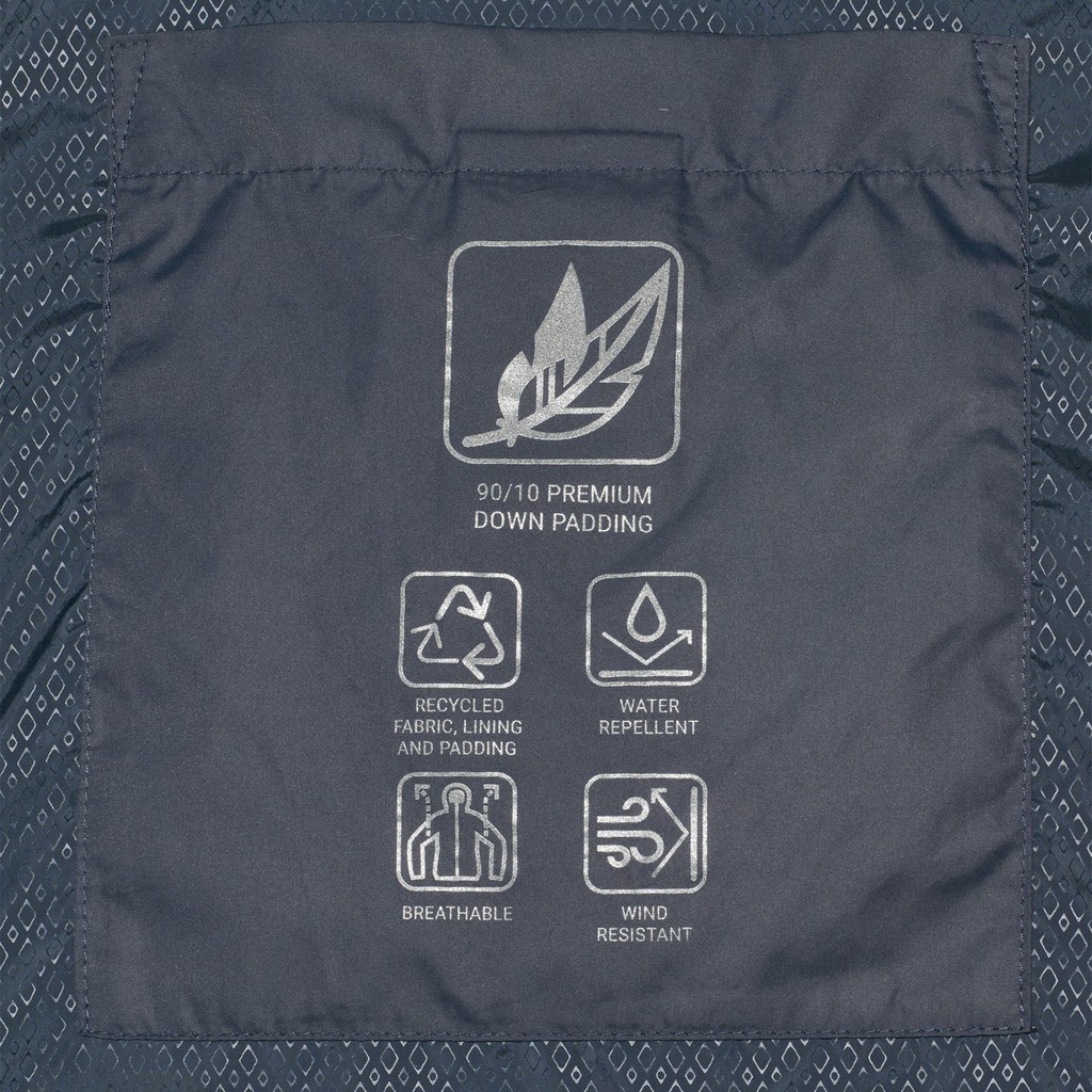 Doudoune courte MYLUSE FEMME Bleu nuit - image number 4 | GEOX