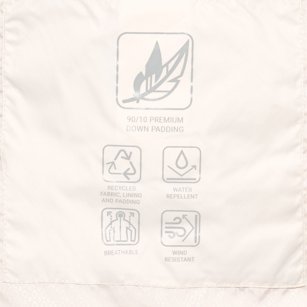 Short down jacket MYLUSE WOMAN Moonbeam - image number 4 | GEOX