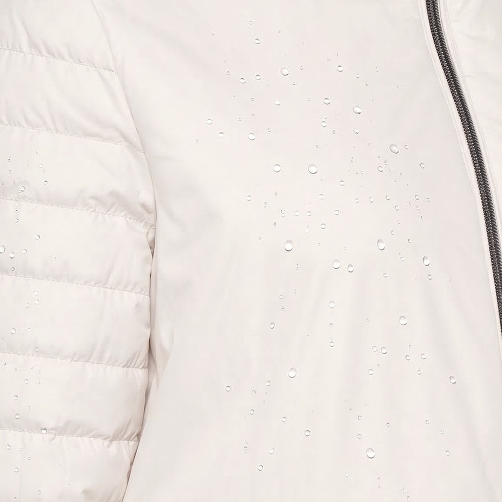 Short down jacket MYLUSE WOMAN Moonbeam - image number 11 | GEOX