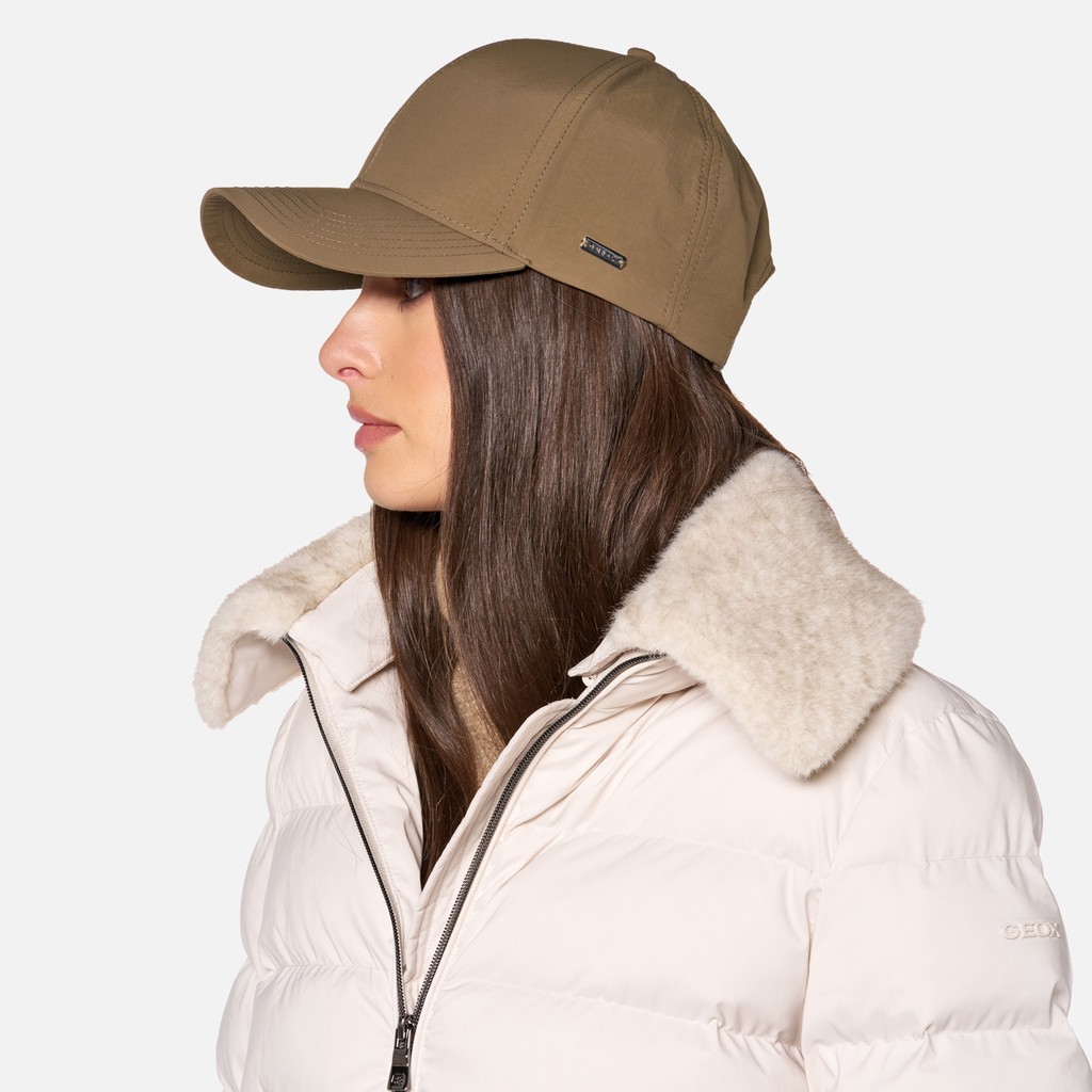 Gorra FALORIA MUJER Marr&oacute;n avellana - image number 3 | GEOX