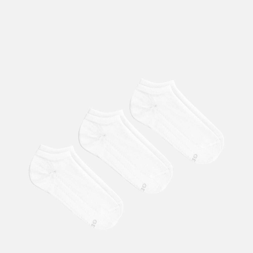 Short socks THREE-PACK SOCKS WOMAN White - image number 1 | GEOX
