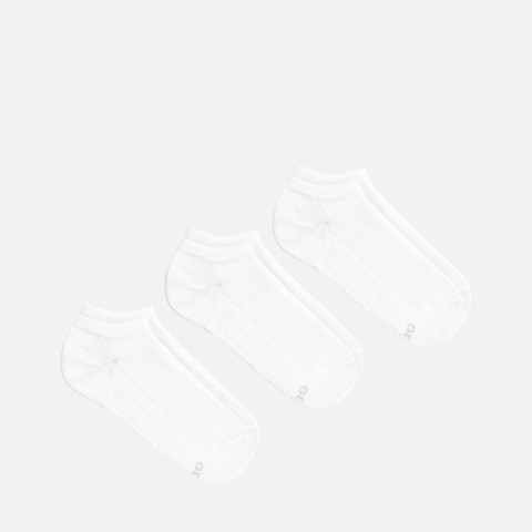 Short socks THREE-PACK SOCKS WOMAN White - image number 1 | GEOX