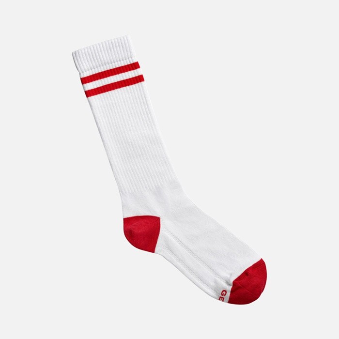 Ankle socks TWO-PACK SOCKS WOMAN White/Red/Royal | GEOX