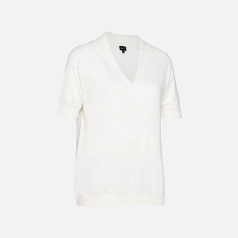 T-shirt KNIT WOMAN White - image number 5 | GEOX