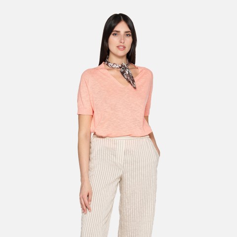 T-shirt KNIT WOMAN Peachy keen | GEOX