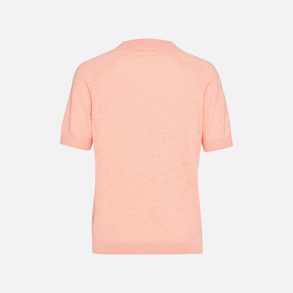 T-shirt KNIT WOMAN Peachy keen - image number 6 | GEOX