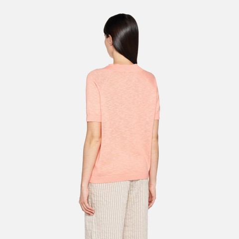 T-shirt KNIT WOMAN Peachy keen - image number 3 | GEOX