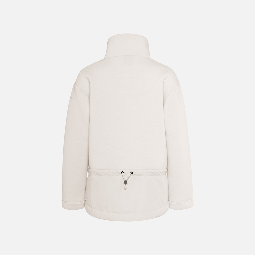 Sudadera SWEATER MUJER Blanco lechoso - image number 6 | GEOX