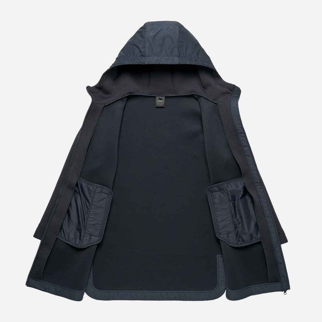 Sweat-shirt &agrave; capuche SWEATER FEMME Bleu nuit - image number 10 | GEOX