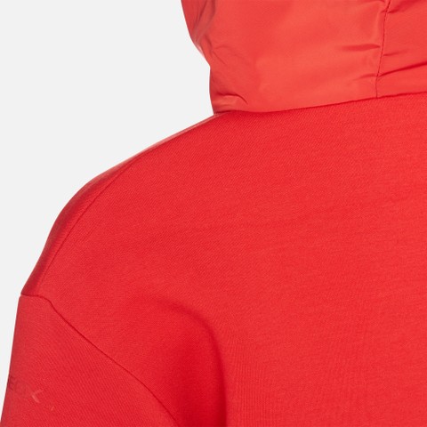 Sweat-shirt &agrave; capuche SWEATER FEMME Rouge vif/Rouge vif - image number 8 | GEOX