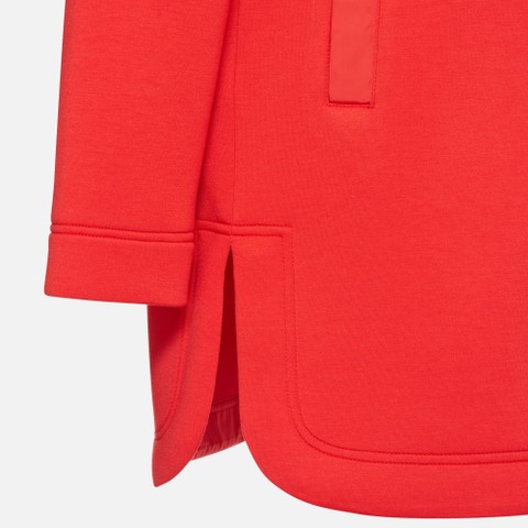 Sweat-shirt &agrave; capuche SWEATER FEMME Rouge vif/Rouge vif - image number 9 | GEOX