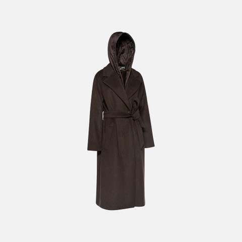 Woollen coats RAWELLE WOMAN Delicioso - image number 6 | GEOX