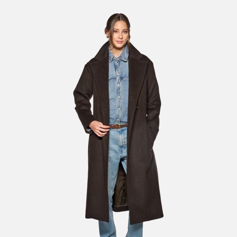 Woollen coats RAWELLE WOMAN Delicioso | GEOX