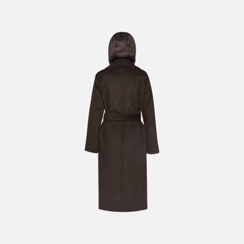 Woollen coats RAWELLE WOMAN Delicioso - image number 7 | GEOX