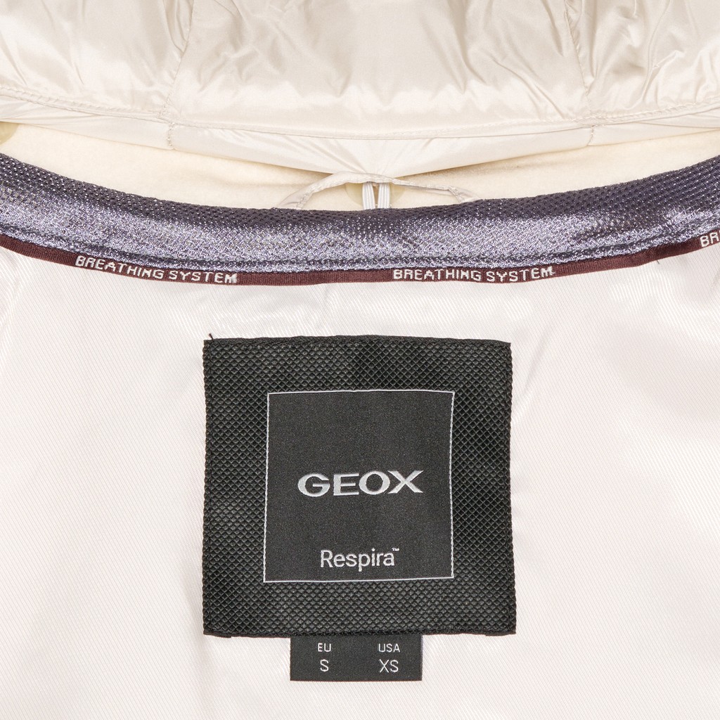 Woollen coats RAWELLE WOMAN Moonbeam - image number 9 | GEOX
