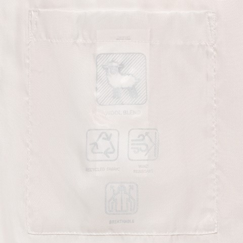 Woollen coats RAWELLE WOMAN Moonbeam - image number 4 | GEOX
