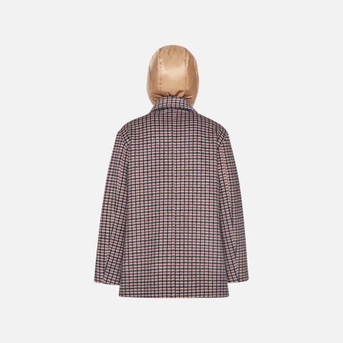 Woollen coats RAWELLE WOMAN Delicioso/Moonbeam/Dusty Rose - image number 8 | GEOX