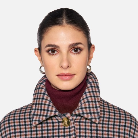 Woollen coats RAWELLE WOMAN Delicioso/Moonbeam/Dusty Rose - image number 4 | GEOX