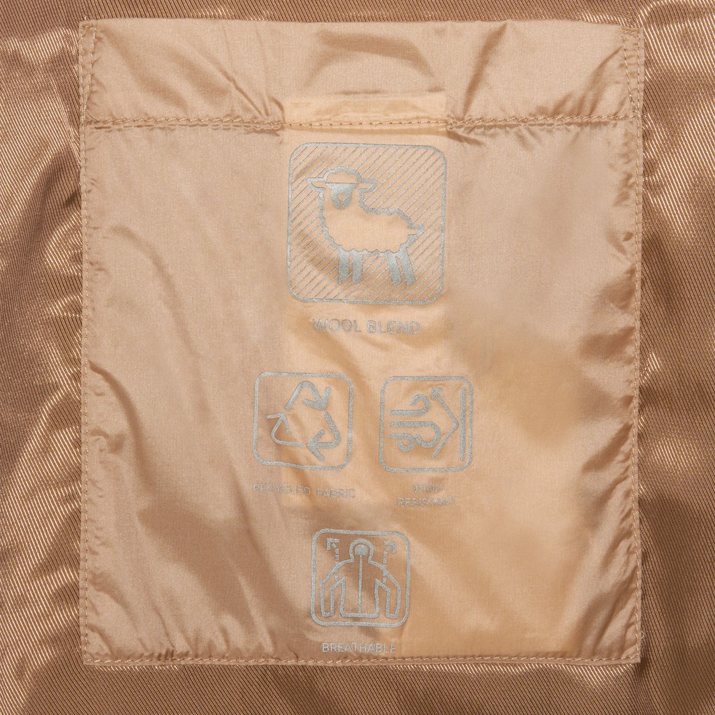 Woollen coats RAWELLE WOMAN Delicioso/Moonbeam/Dusty Rose - image number 5 | GEOX