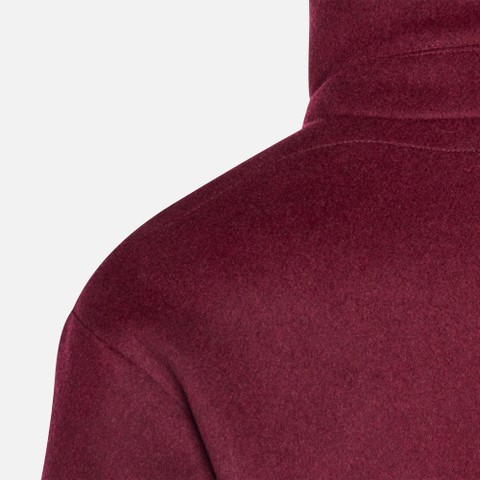 Woollen coats RAWELLE WOMAN Tawny Port - image number 8 | GEOX