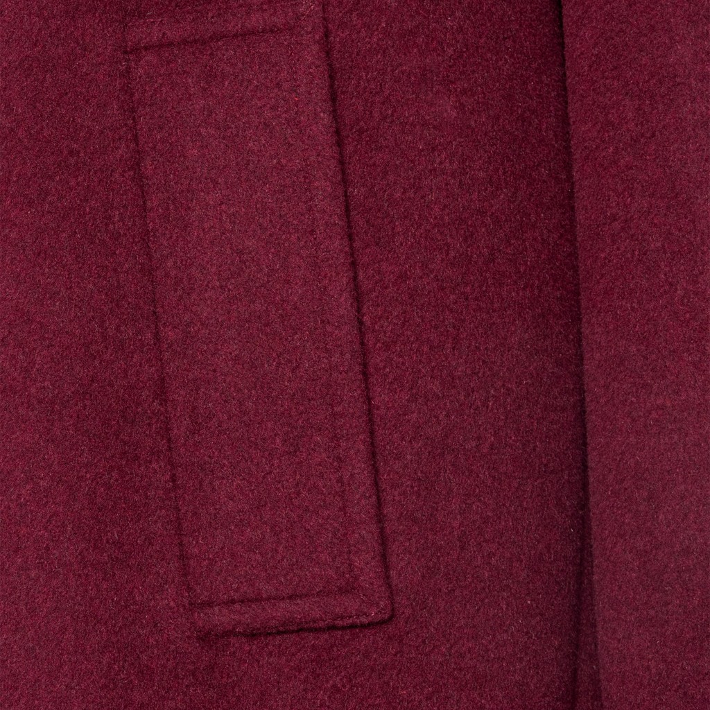 Woollen coats RAWELLE WOMAN Tawny Port - image number 9 | GEOX