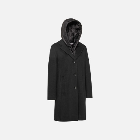 Woollen coats RAWELLE WOMAN Black - image number 6 | GEOX