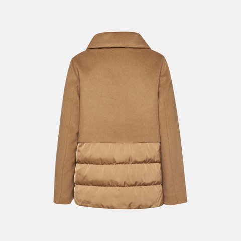 Manteau avec col PLUETTE FEMME Camel/Camel - image number 6 | GEOX