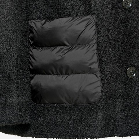Short coat CHARLENE WOMAN Black - image number 5 | GEOX