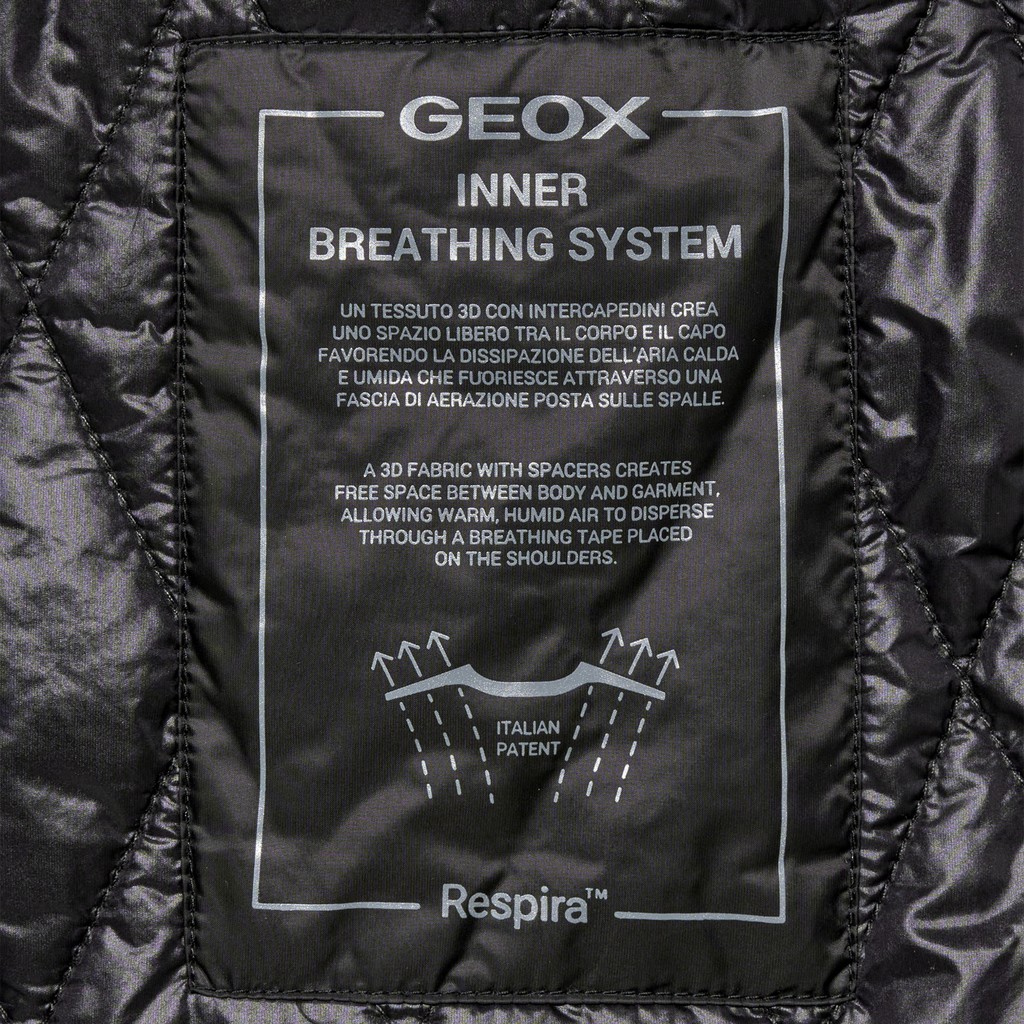 Short coat CHARLENE WOMAN Black - image number 11 | GEOX