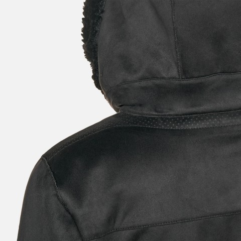 Abrigo con capucha KENCY MUJER Negro - image number 7 | GEOX