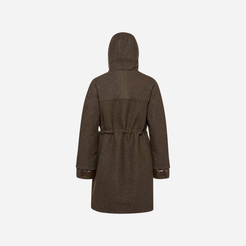 Woollen coats KLEOPY WOMAN Delicioso - image number 7 | GEOX
