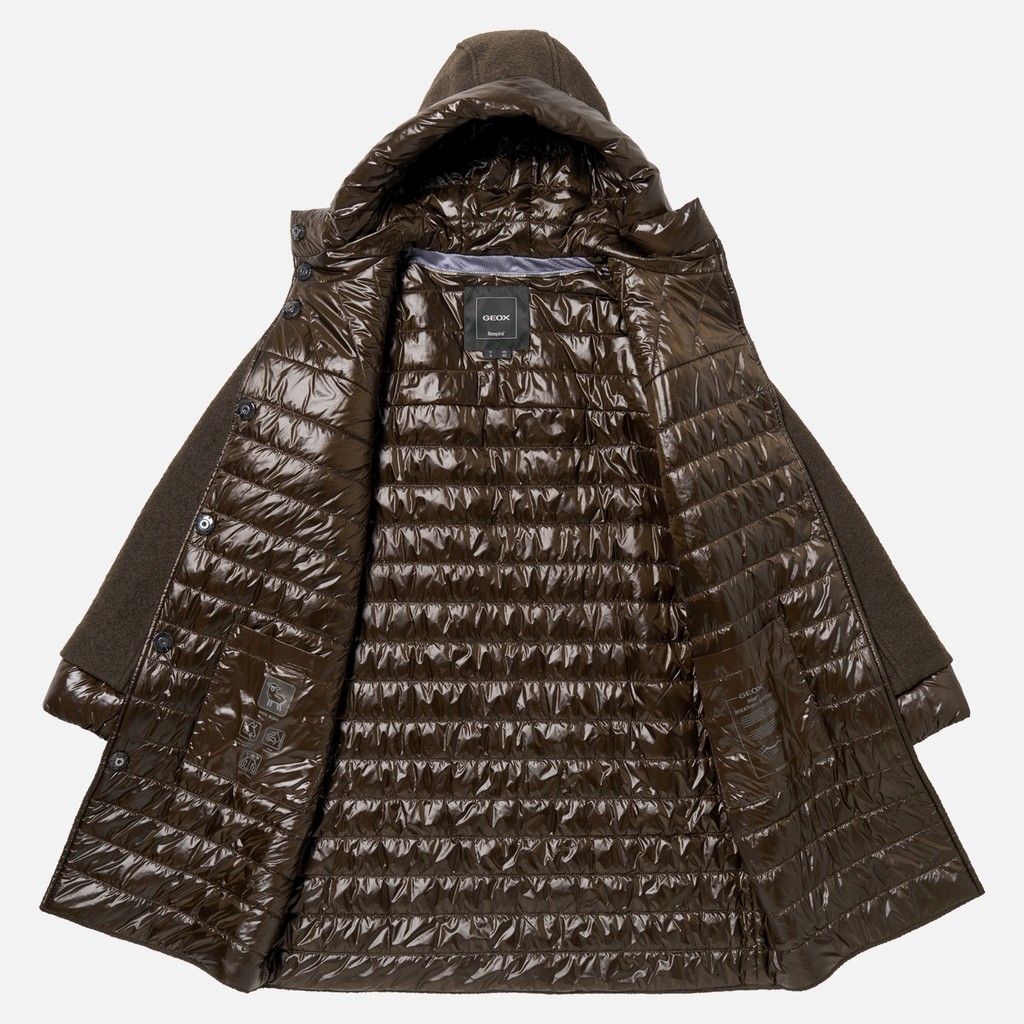 Woollen coats KLEOPY WOMAN Delicioso - image number 12 | GEOX