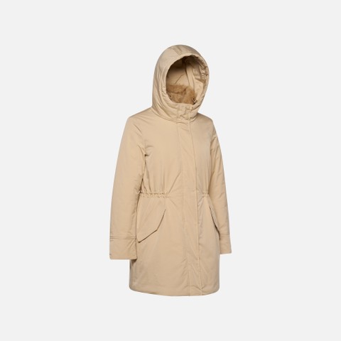 Long parka ANNYTAH WOMAN Nougat - image number 7 | GEOX