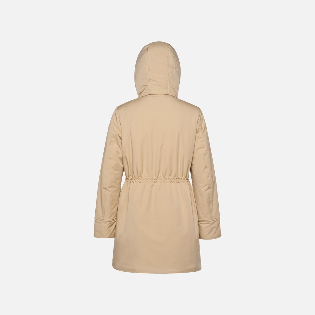 Long parka ANNYTAH WOMAN Nougat - image number 8 | GEOX