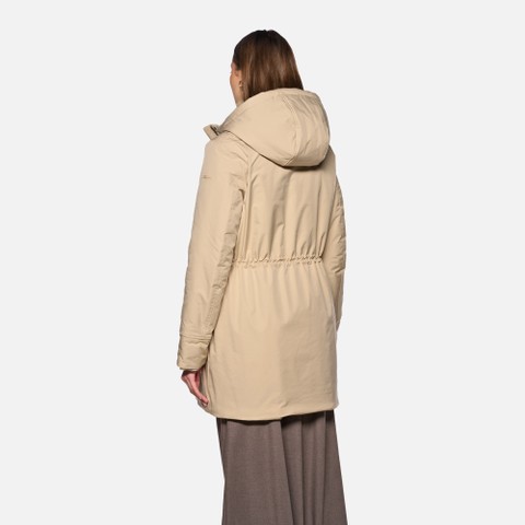 Long parka ANNYTAH WOMAN Nougat - image number 3 | GEOX