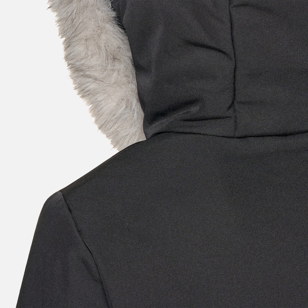 Quilted parka CAMEXIA WOMAN Black - image number 8 | GEOX