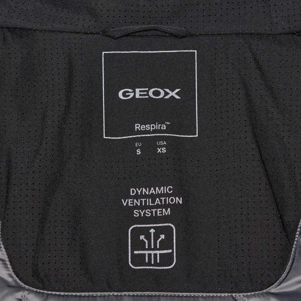 Quilted parka CAMEXIA WOMAN Black - image number 10 | GEOX