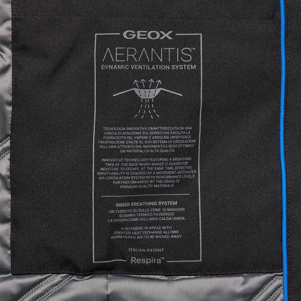 Quilted parka CAMEXIA WOMAN Black - image number 11 | GEOX