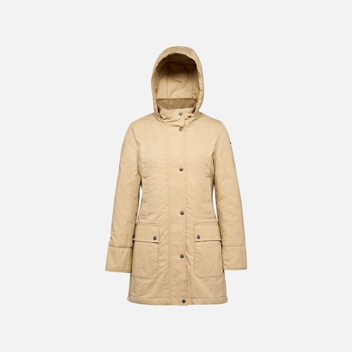Cotton jacket GRAISY WOMAN Nougat | GEOX