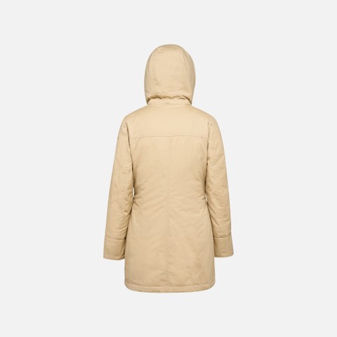 Cotton jacket GRAISY WOMAN Nougat - image number 3 | GEOX