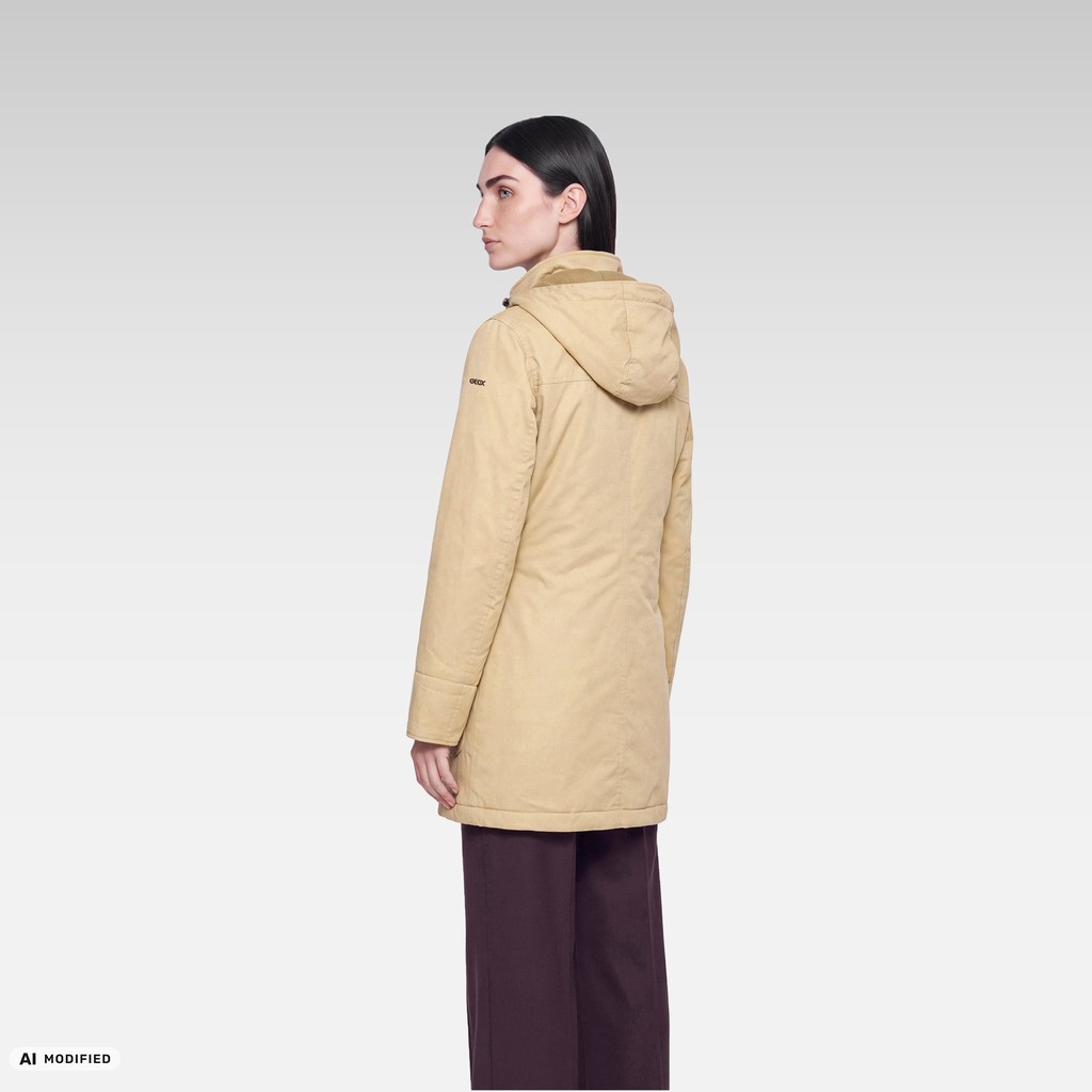 Baumwolljacke GRAISY DAME Beige - image number 2 | GEOX