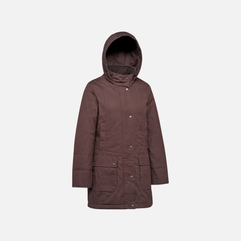 Cotton jacket GRAISY WOMAN Chocolate plum - image number 2 | GEOX