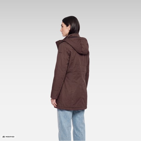 Baumwolljacke GRAISY DAME Dunkelbraun - image number 2 | GEOX