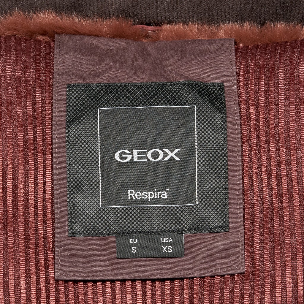Cotton jacket GRAISY WOMAN Chocolate plum - image number 6 | GEOX